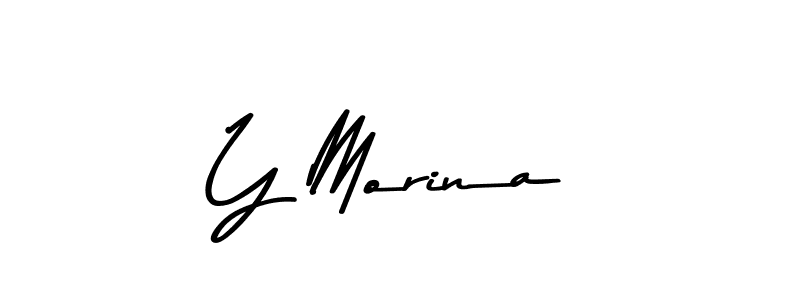 How to make Y Morina signature? Asem Kandis PERSONAL USE is a professional autograph style. Create handwritten signature for Y Morina name. Y Morina signature style 9 images and pictures png