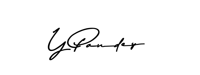Use a signature maker to create a handwritten signature online. With this signature software, you can design (Asem Kandis PERSONAL USE) your own signature for name Y Pandey. Y Pandey signature style 9 images and pictures png