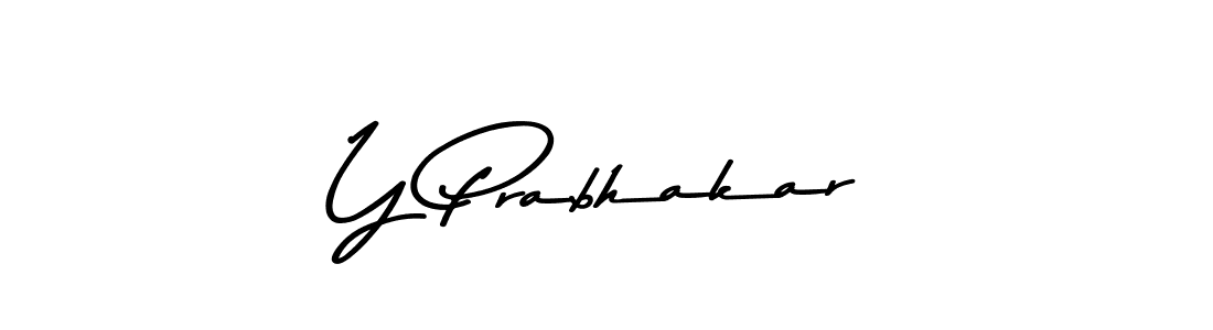 How to make Y Prabhakar signature? Asem Kandis PERSONAL USE is a professional autograph style. Create handwritten signature for Y Prabhakar name. Y Prabhakar signature style 9 images and pictures png