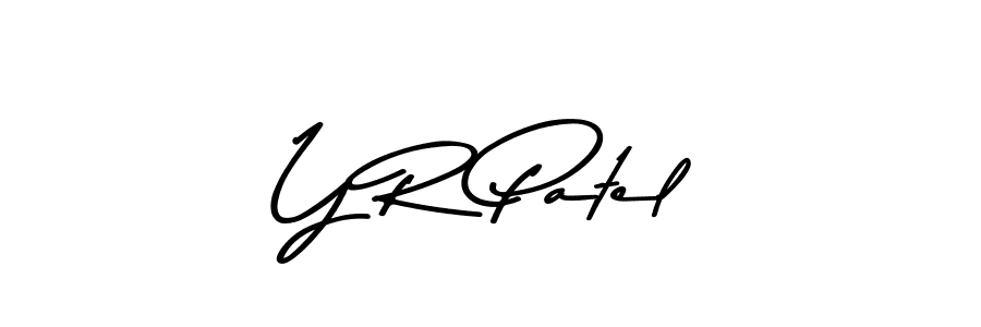 Similarly Asem Kandis PERSONAL USE is the best handwritten signature design. Signature creator online .You can use it as an online autograph creator for name Y R Patel. Y R Patel signature style 9 images and pictures png