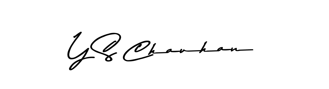 Y S Chauhan stylish signature style. Best Handwritten Sign (Asem Kandis PERSONAL USE) for my name. Handwritten Signature Collection Ideas for my name Y S Chauhan. Y S Chauhan signature style 9 images and pictures png