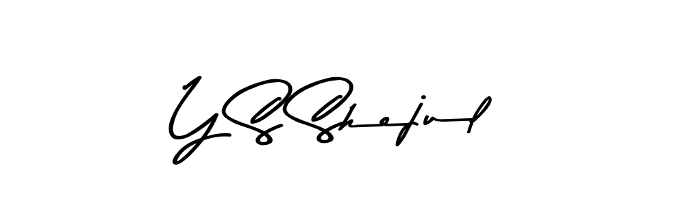 You should practise on your own different ways (Asem Kandis PERSONAL USE) to write your name (Y S Shejul) in signature. don't let someone else do it for you. Y S Shejul signature style 9 images and pictures png