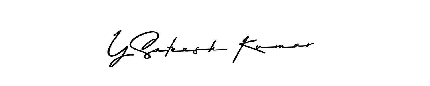 You can use this online signature creator to create a handwritten signature for the name Y Sateesh Kumar. This is the best online autograph maker. Y Sateesh Kumar signature style 9 images and pictures png