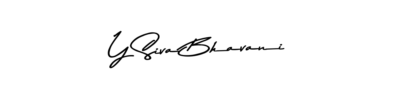 Design your own signature with our free online signature maker. With this signature software, you can create a handwritten (Asem Kandis PERSONAL USE) signature for name Y Siva Bhavani. Y Siva Bhavani signature style 9 images and pictures png