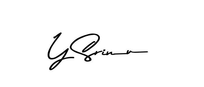 Use a signature maker to create a handwritten signature online. With this signature software, you can design (Asem Kandis PERSONAL USE) your own signature for name Y Srinu. Y Srinu signature style 9 images and pictures png