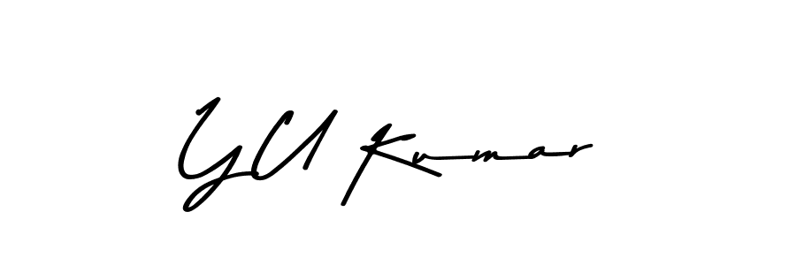 You should practise on your own different ways (Asem Kandis PERSONAL USE) to write your name (Y U Kumar) in signature. don't let someone else do it for you. Y U Kumar signature style 9 images and pictures png
