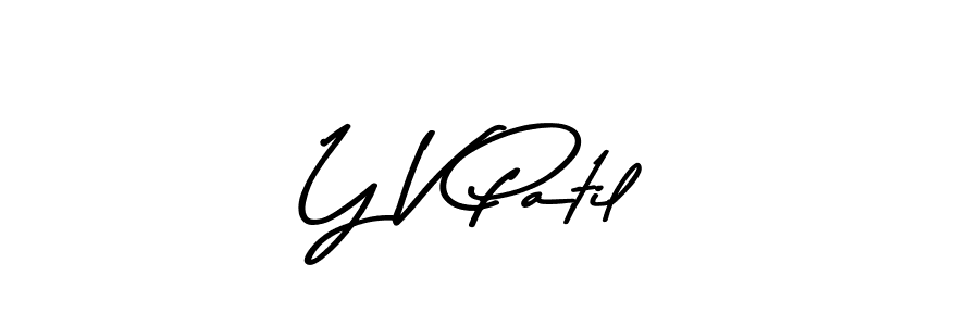 Make a beautiful signature design for name Y V Patil. Use this online signature maker to create a handwritten signature for free. Y V Patil signature style 9 images and pictures png