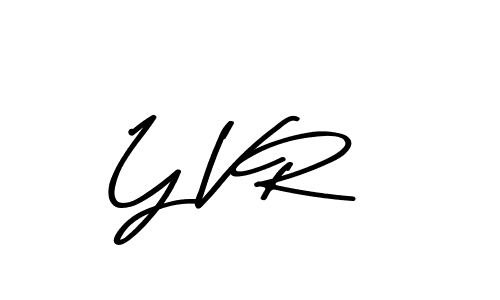 Create a beautiful signature design for name Y V R. With this signature (Asem Kandis PERSONAL USE) fonts, you can make a handwritten signature for free. Y V R signature style 9 images and pictures png