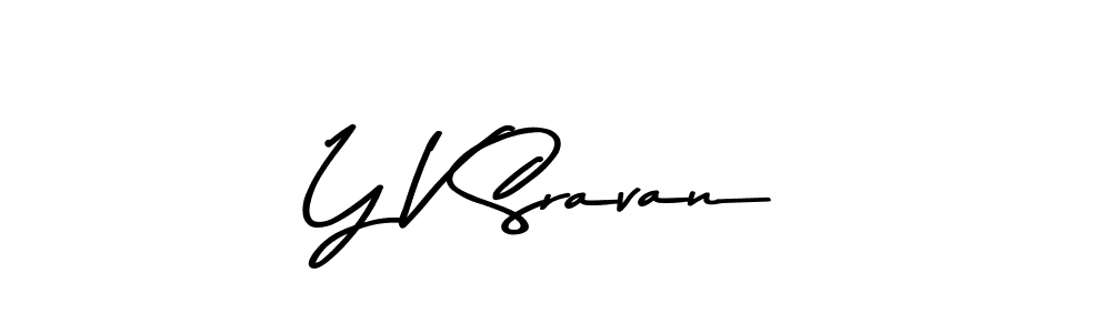 Make a beautiful signature design for name Y V Sravan. Use this online signature maker to create a handwritten signature for free. Y V Sravan signature style 9 images and pictures png