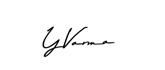 Make a beautiful signature design for name Y Varma. Use this online signature maker to create a handwritten signature for free. Y Varma signature style 9 images and pictures png