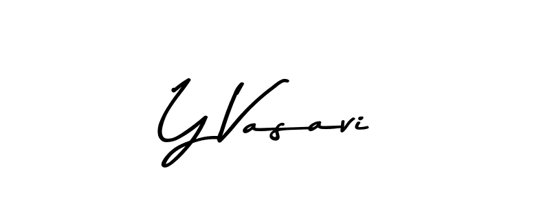 if you are searching for the best signature style for your name Y Vasavi. so please give up your signature search. here we have designed multiple signature styles  using Asem Kandis PERSONAL USE. Y Vasavi signature style 9 images and pictures png