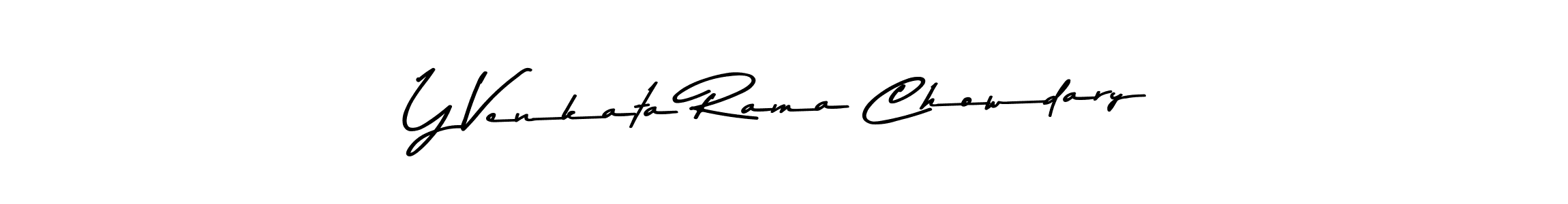 if you are searching for the best signature style for your name Y Venkata Rama Chowdary. so please give up your signature search. here we have designed multiple signature styles  using Asem Kandis PERSONAL USE. Y Venkata Rama Chowdary signature style 9 images and pictures png