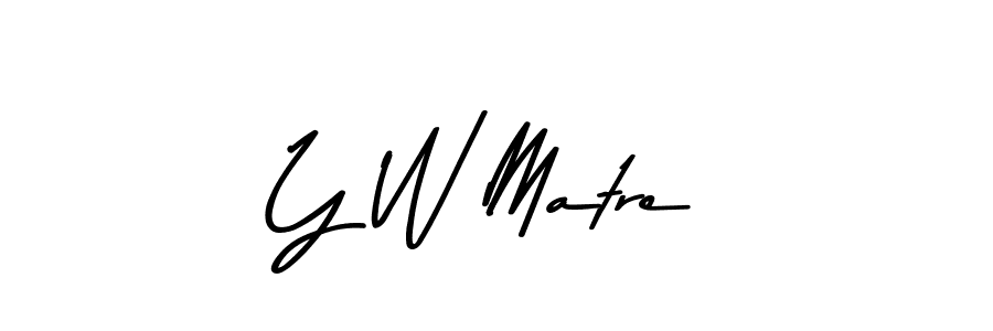 How to Draw Y W Matre signature style? Asem Kandis PERSONAL USE is a latest design signature styles for name Y W Matre. Y W Matre signature style 9 images and pictures png