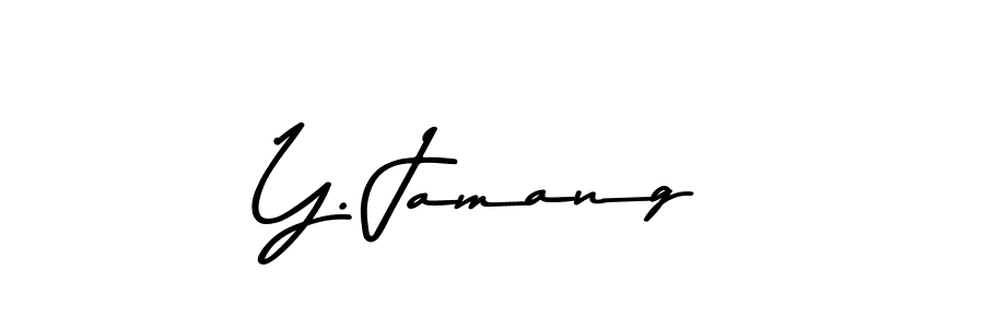 Also You can easily find your signature by using the search form. We will create Y. Jamang name handwritten signature images for you free of cost using Asem Kandis PERSONAL USE sign style. Y. Jamang signature style 9 images and pictures png