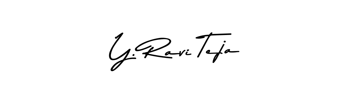 Also You can easily find your signature by using the search form. We will create Y. Ravi Teja name handwritten signature images for you free of cost using Asem Kandis PERSONAL USE sign style. Y. Ravi Teja signature style 9 images and pictures png