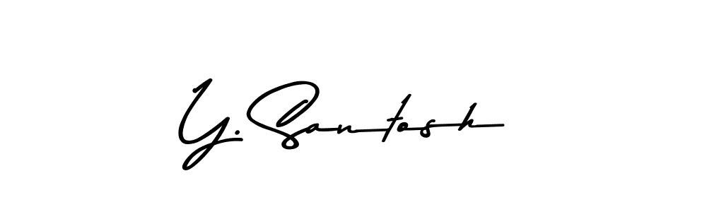 Check out images of Autograph of Y. Santosh name. Actor Y. Santosh Signature Style. Asem Kandis PERSONAL USE is a professional sign style online. Y. Santosh signature style 9 images and pictures png