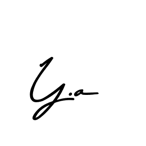 The best way (Asem Kandis PERSONAL USE) to make a short signature is to pick only two or three words in your name. The name Y.a include a total of six letters. For converting this name. Y.a signature style 9 images and pictures png
