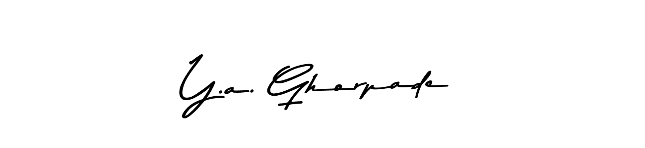 How to make Y.a. Ghorpade signature? Asem Kandis PERSONAL USE is a professional autograph style. Create handwritten signature for Y.a. Ghorpade name. Y.a. Ghorpade signature style 9 images and pictures png