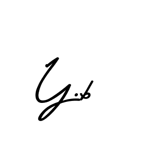 Y.b stylish signature style. Best Handwritten Sign (Asem Kandis PERSONAL USE) for my name. Handwritten Signature Collection Ideas for my name Y.b. Y.b signature style 9 images and pictures png