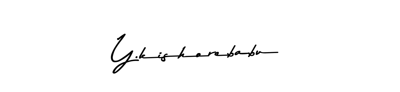 You can use this online signature creator to create a handwritten signature for the name Y.kishorebabu. This is the best online autograph maker. Y.kishorebabu signature style 9 images and pictures png