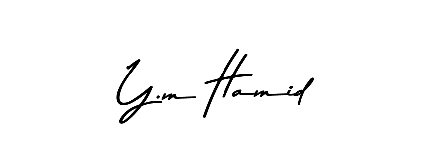 How to Draw Y.m Hamid signature style? Asem Kandis PERSONAL USE is a latest design signature styles for name Y.m Hamid. Y.m Hamid signature style 9 images and pictures png