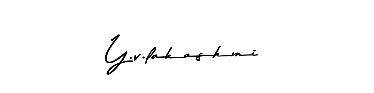 Make a beautiful signature design for name Y.v.lakashmi. Use this online signature maker to create a handwritten signature for free. Y.v.lakashmi signature style 9 images and pictures png