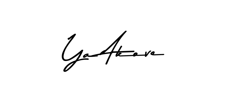 You should practise on your own different ways (Asem Kandis PERSONAL USE) to write your name (Ya Akove) in signature. don't let someone else do it for you. Ya Akove signature style 9 images and pictures png