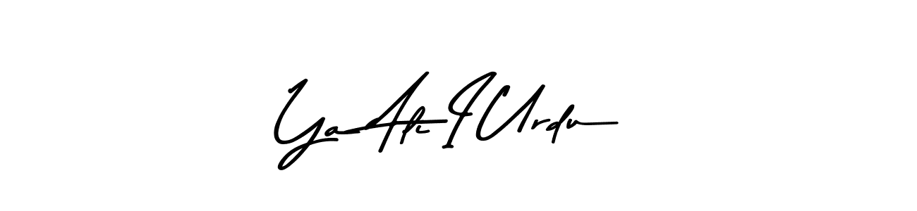 Ya Ali I Urdu stylish signature style. Best Handwritten Sign (Asem Kandis PERSONAL USE) for my name. Handwritten Signature Collection Ideas for my name Ya Ali I Urdu. Ya Ali I Urdu signature style 9 images and pictures png