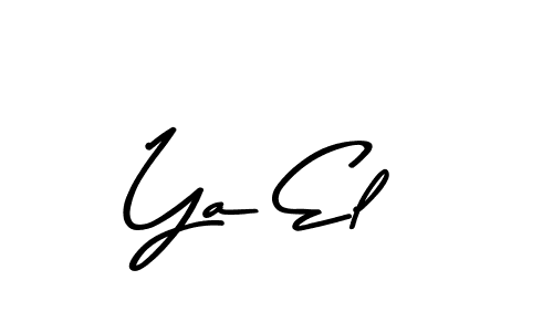 Design your own signature with our free online signature maker. With this signature software, you can create a handwritten (Asem Kandis PERSONAL USE) signature for name Ya El. Ya El signature style 9 images and pictures png