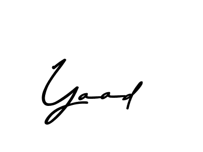 Similarly Asem Kandis PERSONAL USE is the best handwritten signature design. Signature creator online .You can use it as an online autograph creator for name Yaad. Yaad signature style 9 images and pictures png