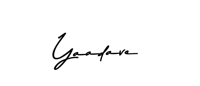 How to make Yaadave name signature. Use Asem Kandis PERSONAL USE style for creating short signs online. This is the latest handwritten sign. Yaadave signature style 9 images and pictures png