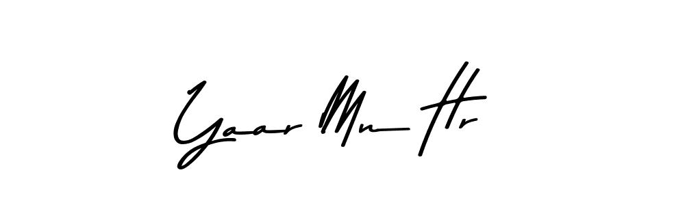 Make a beautiful signature design for name Yaar Mn Hr. Use this online signature maker to create a handwritten signature for free. Yaar Mn Hr signature style 9 images and pictures png