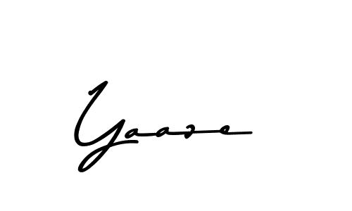 Design your own signature with our free online signature maker. With this signature software, you can create a handwritten (Asem Kandis PERSONAL USE) signature for name Yaaze. Yaaze signature style 9 images and pictures png