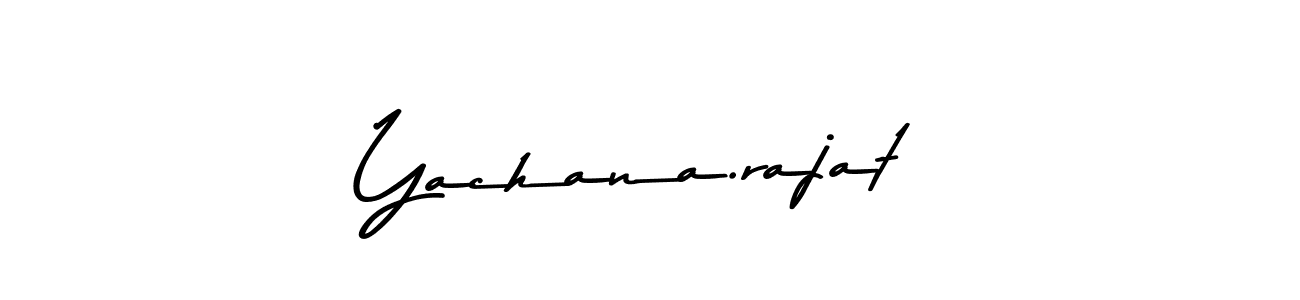 Use a signature maker to create a handwritten signature online. With this signature software, you can design (Asem Kandis PERSONAL USE) your own signature for name Yachana.rajat. Yachana.rajat signature style 9 images and pictures png