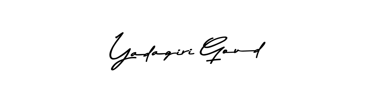 Yadagiri Goud stylish signature style. Best Handwritten Sign (Asem Kandis PERSONAL USE) for my name. Handwritten Signature Collection Ideas for my name Yadagiri Goud. Yadagiri Goud signature style 9 images and pictures png