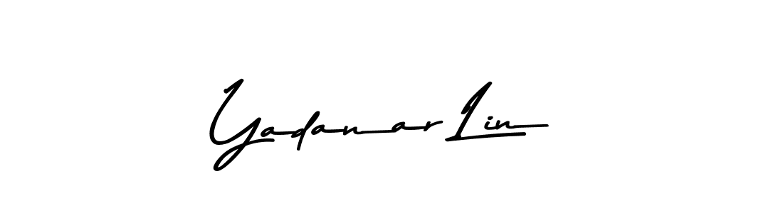 This is the best signature style for the Yadanar Lin name. Also you like these signature font (Asem Kandis PERSONAL USE). Mix name signature. Yadanar Lin signature style 9 images and pictures png