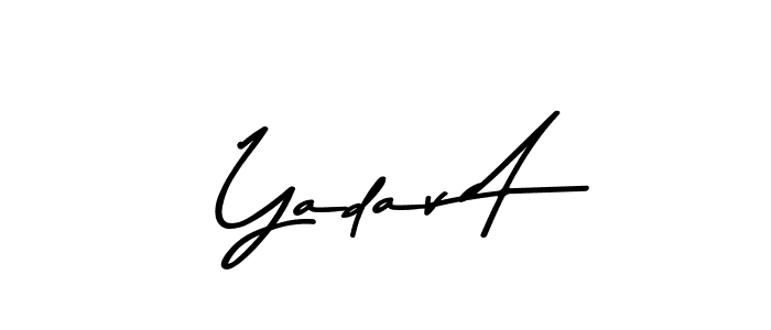 Use a signature maker to create a handwritten signature online. With this signature software, you can design (Asem Kandis PERSONAL USE) your own signature for name Yadav A. Yadav A signature style 9 images and pictures png