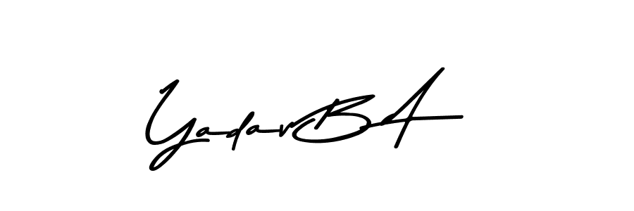 It looks lik you need a new signature style for name Yadav B A. Design unique handwritten (Asem Kandis PERSONAL USE) signature with our free signature maker in just a few clicks. Yadav B A signature style 9 images and pictures png