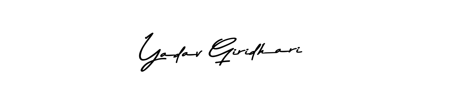 This is the best signature style for the Yadav Giridhari name. Also you like these signature font (Asem Kandis PERSONAL USE). Mix name signature. Yadav Giridhari signature style 9 images and pictures png