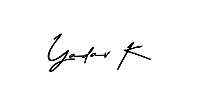 This is the best signature style for the Yadav K name. Also you like these signature font (Asem Kandis PERSONAL USE). Mix name signature. Yadav K signature style 9 images and pictures png