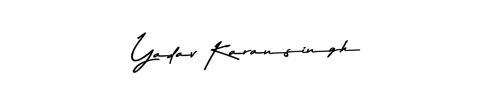 You can use this online signature creator to create a handwritten signature for the name Yadav Karansingh. This is the best online autograph maker. Yadav Karansingh signature style 9 images and pictures png