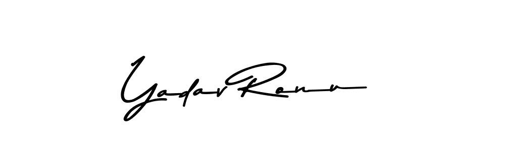 The best way (Asem Kandis PERSONAL USE) to make a short signature is to pick only two or three words in your name. The name Yadav Ronu include a total of six letters. For converting this name. Yadav Ronu signature style 9 images and pictures png
