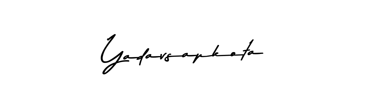 Yadavsapkota stylish signature style. Best Handwritten Sign (Asem Kandis PERSONAL USE) for my name. Handwritten Signature Collection Ideas for my name Yadavsapkota. Yadavsapkota signature style 9 images and pictures png