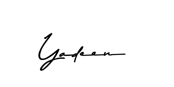 You should practise on your own different ways (Asem Kandis PERSONAL USE) to write your name (Yadeen) in signature. don't let someone else do it for you. Yadeen signature style 9 images and pictures png