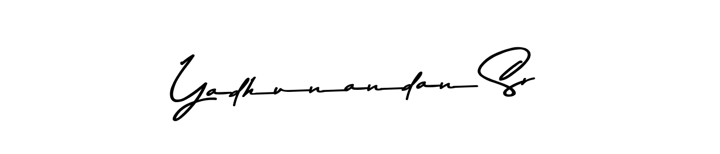 You should practise on your own different ways (Asem Kandis PERSONAL USE) to write your name (Yadhunandan Sr) in signature. don't let someone else do it for you. Yadhunandan Sr signature style 9 images and pictures png