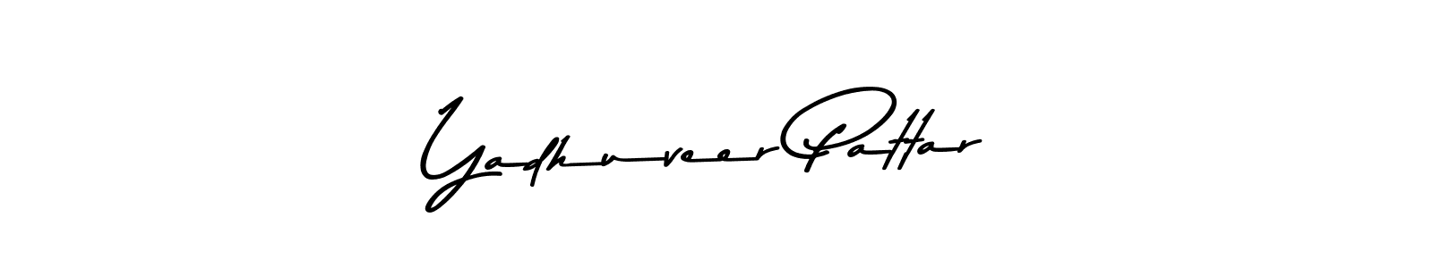 Use a signature maker to create a handwritten signature online. With this signature software, you can design (Asem Kandis PERSONAL USE) your own signature for name Yadhuveer Pattar. Yadhuveer Pattar signature style 9 images and pictures png