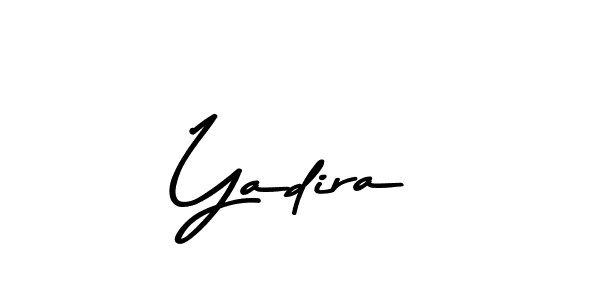 Make a beautiful signature design for name Yadira. Use this online signature maker to create a handwritten signature for free. Yadira signature style 9 images and pictures png