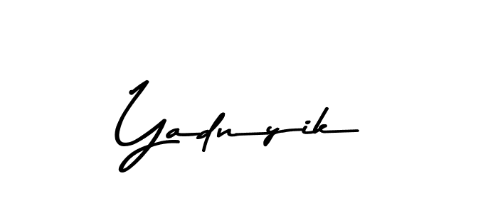 The best way (Asem Kandis PERSONAL USE) to make a short signature is to pick only two or three words in your name. The name Yadnyik include a total of six letters. For converting this name. Yadnyik signature style 9 images and pictures png