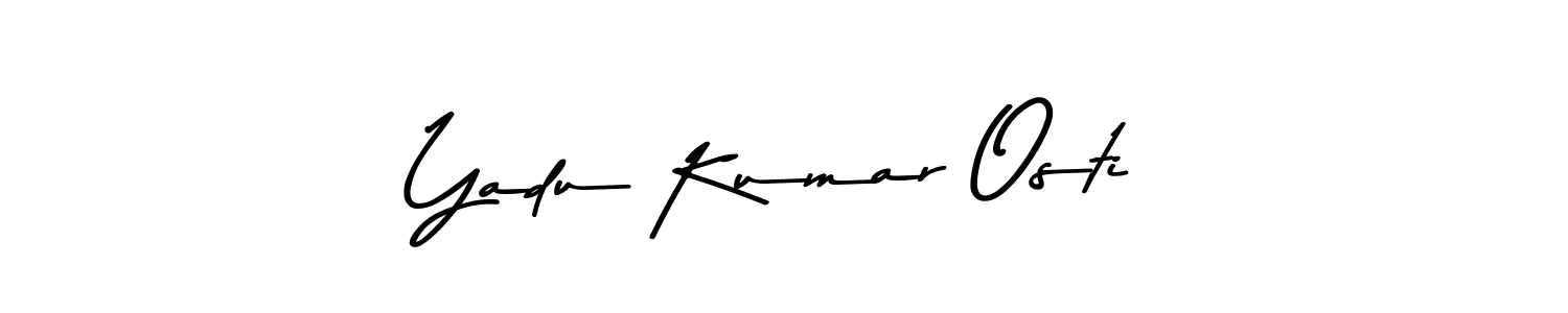 Also You can easily find your signature by using the search form. We will create Yadu Kumar Osti name handwritten signature images for you free of cost using Asem Kandis PERSONAL USE sign style. Yadu Kumar Osti signature style 9 images and pictures png