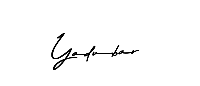 Yadubar stylish signature style. Best Handwritten Sign (Asem Kandis PERSONAL USE) for my name. Handwritten Signature Collection Ideas for my name Yadubar. Yadubar signature style 9 images and pictures png